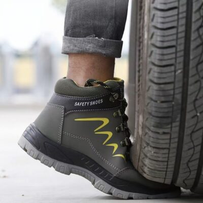 Breathable Winter Safety Boots for Men with Steel Toe