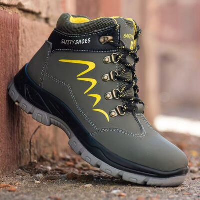 Breathable Winter Safety Boots for Men with Steel Toe