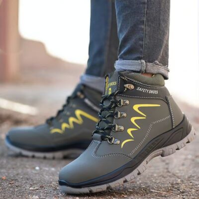 Breathable Winter Safety Boots for Men with Steel Toe