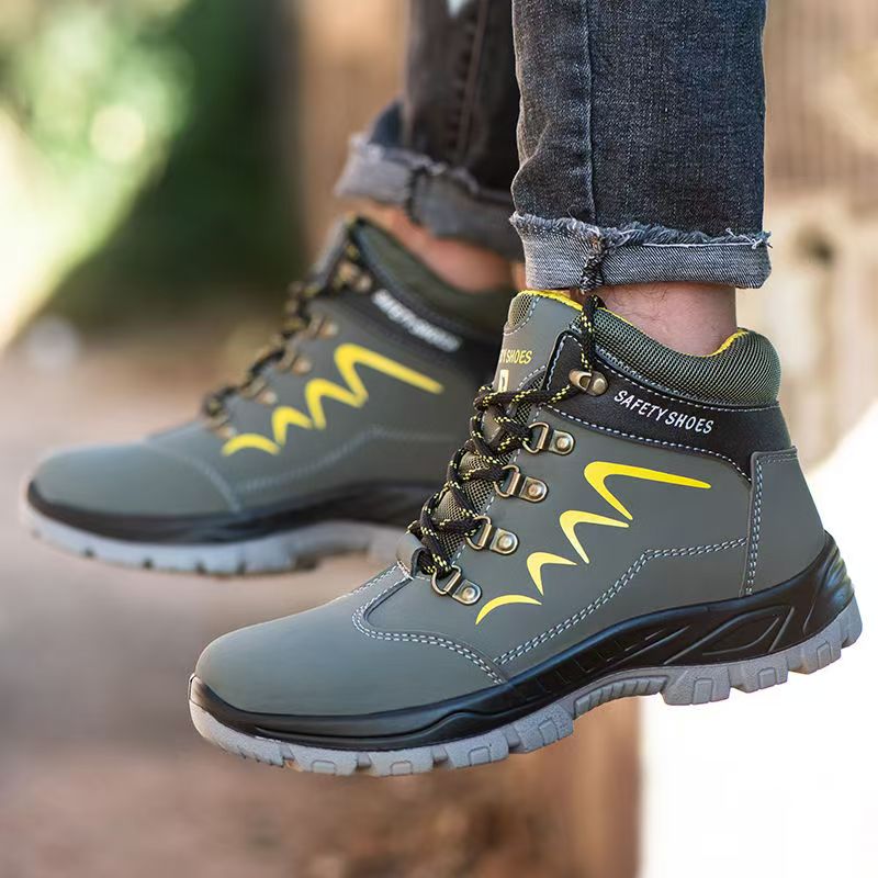 Breathable Winter Safety Boots for Men with Steel Toe