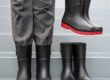 Waterproof Slip-Resistant Mid-Calf Rain Boots for Men