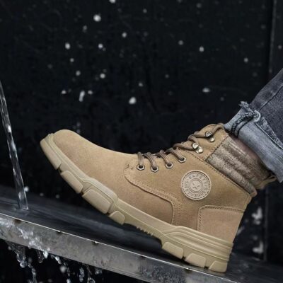Lightweight Winter Lined Safety Boots for Men