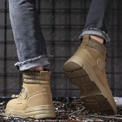 Lightweight Winter Lined Safety Boots for Men