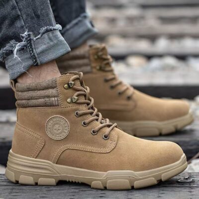 Lightweight Winter Lined Safety Boots for Men