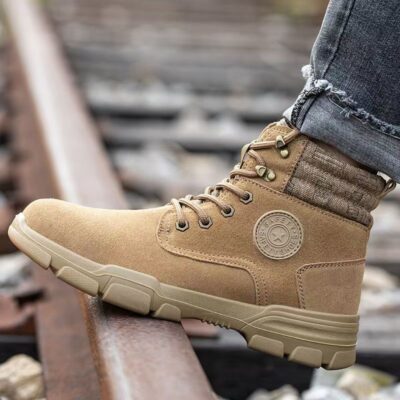 Lightweight Winter Lined Safety Boots for Men
