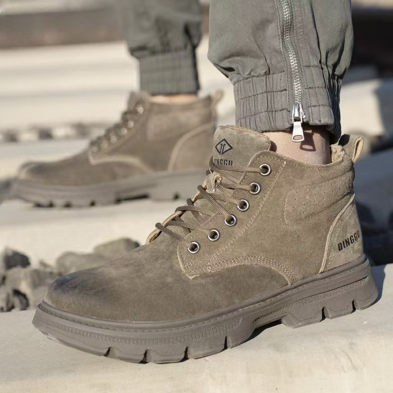 Durable Puncture-Resistant Safety Boots Manufacturer (5) High-Top Soft Sole Safety Boots for Construction