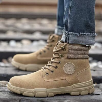 Lightweight Winter Lined Safety Boots for Men