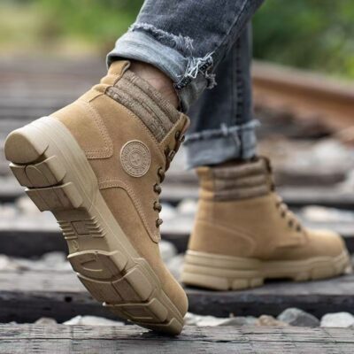 Lightweight Winter Lined Safety Boots for Men
