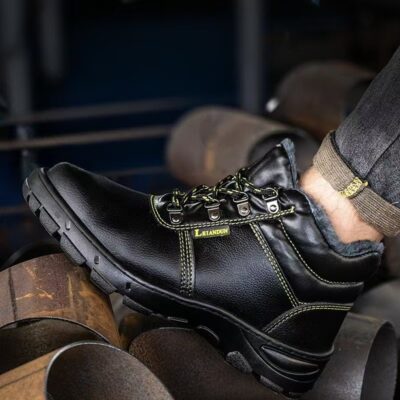 Durable high-top anti-smash men’s work boots