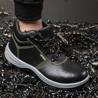 Durable high-top anti-smash men’s work boots