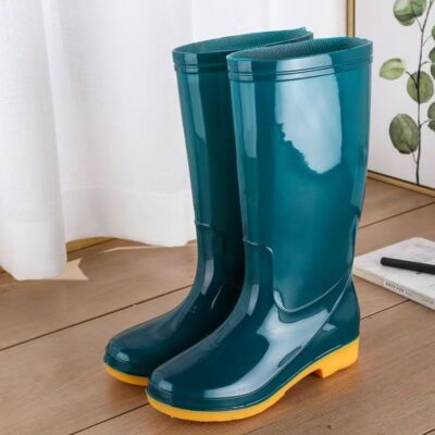 High-Top Waterproof Rain Boots for Women