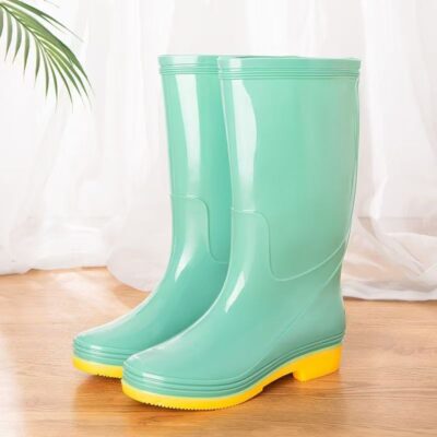 High-Top Waterproof Rain Boots for Women