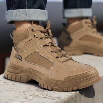 Winter insulated high-top men’s work boots