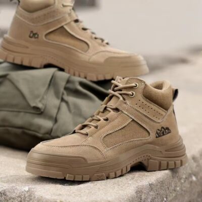 Winter insulated high-top men’s work boots