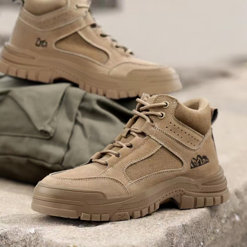 Men’s Insulated Warm Work Boots for Cold Weather (5) Winter insulated high-top men’s work boots