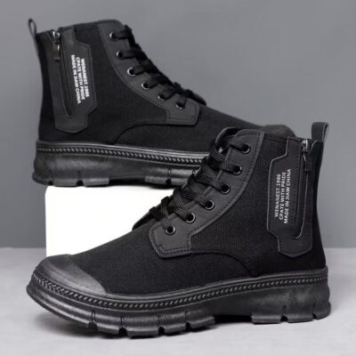 High-top breathable outdoor men’s work boots