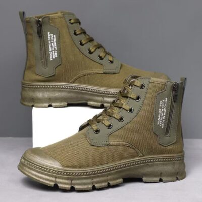 High-top breathable outdoor men’s work boots