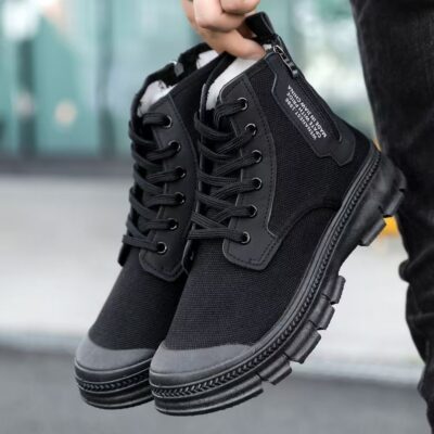 High-top breathable outdoor men’s work boots