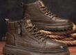 Mid-Calf Leather Boots for Men - Autumn New Arrival