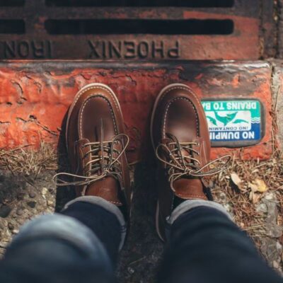 Vintage Style Leather Martin Boots for Men