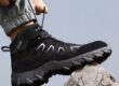High-Top Safety Boots for Men - Puncture-Resistant