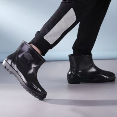 Men waterproof anti-slip work rain boots high mid low calf