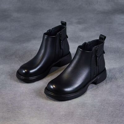 Autumn winter soft sole anti-slip british women Martin boots