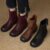 Hot sale British style short ankle women Martin leather boots