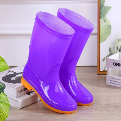 Lightweight waterproof soft women rain boots all season