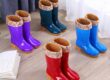 Lightweight waterproof soft women rain boots all season