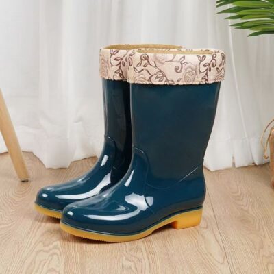 Lightweight waterproof soft women rain boots all season