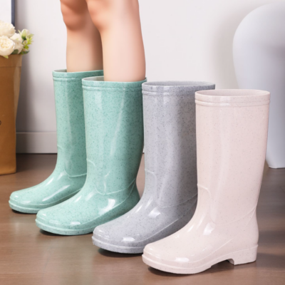 Outdoor anti-slip fashion adult women rain boots