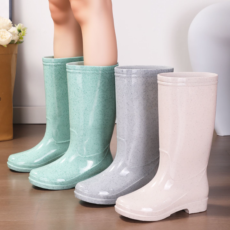 Outdoor anti-slip fashion adult women rain boots