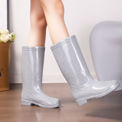 Outdoor anti-slip fashion adult women rain boots