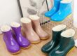 Women thick waterproof anti-slip short ankle rain boots